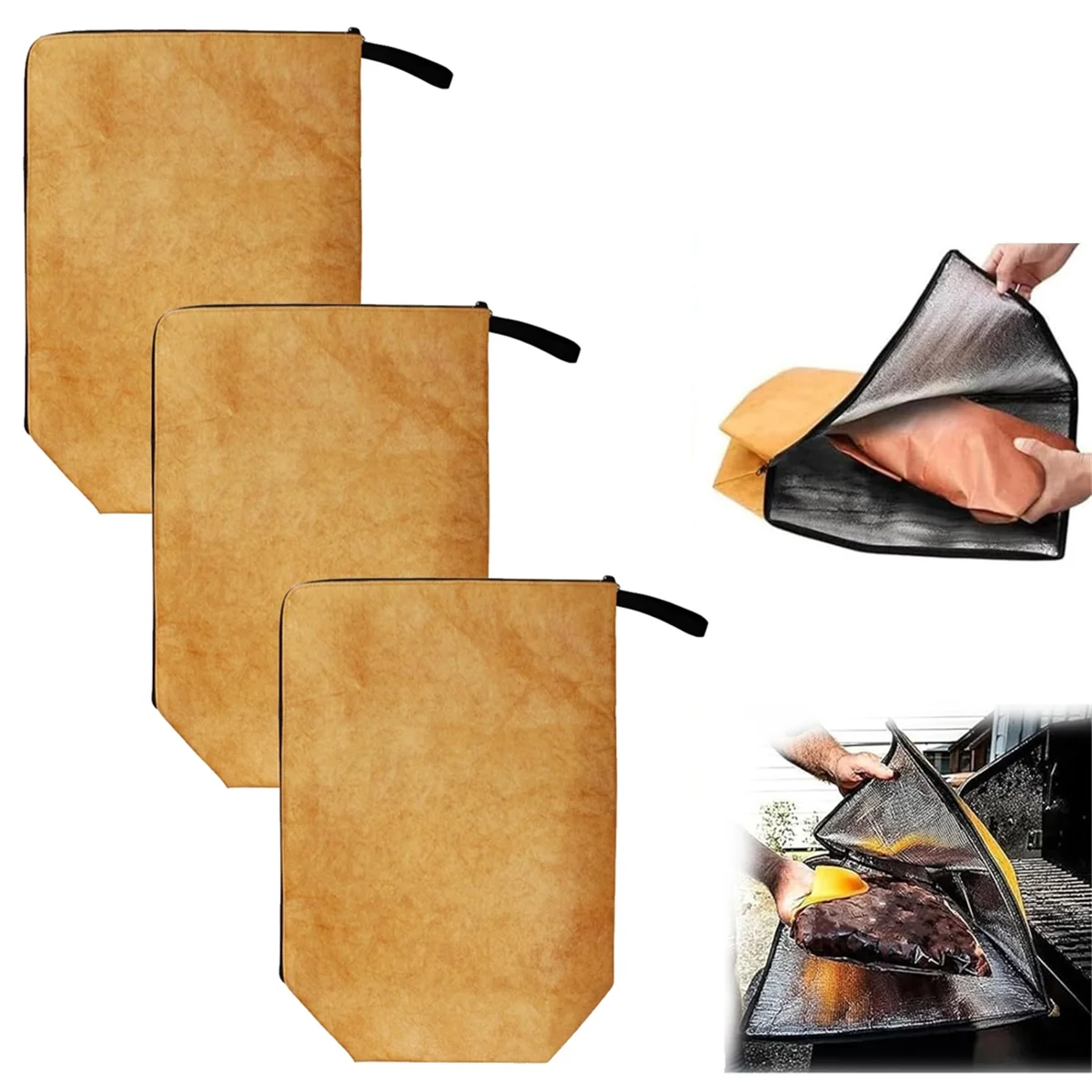 Одеяло для барбекю для отдыха мяса, многоразовая изолированная сумка для отдыха с мясом для барбекю, курильщиков и гриля на открытом воздухе
