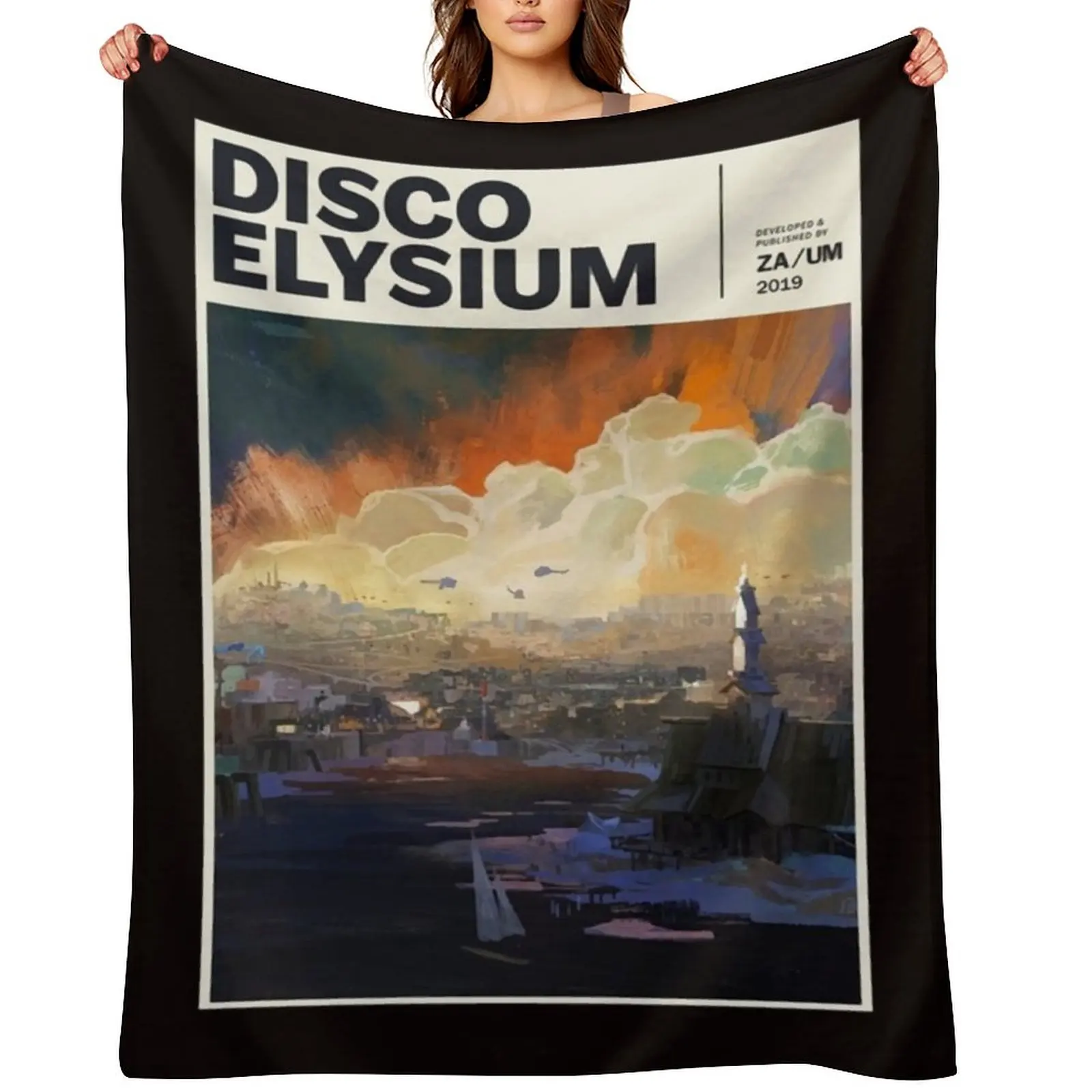 

Disco Elysium Throw Blanket For Sofa Thin Plaid Sofas Sleeping Bag Blankets