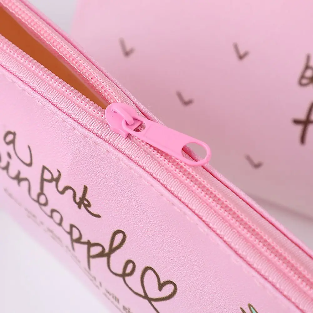 Kawaii креативный пенал школьные принадлежности детские подарки водонепроницаемый пенал из искусственной кожи ананас сумка для карандашей сумка для ручек сумка для хранения