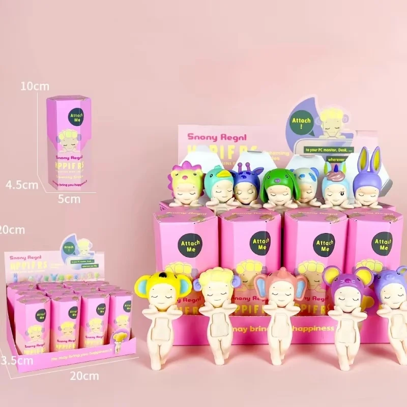 

12pcs Sonny Angel Hippers Dreaming Series Kawaii Figure Rabbit Ropear Sheep Fawn Giraffe Koala Blind Box Toy Girl Mystery Gift