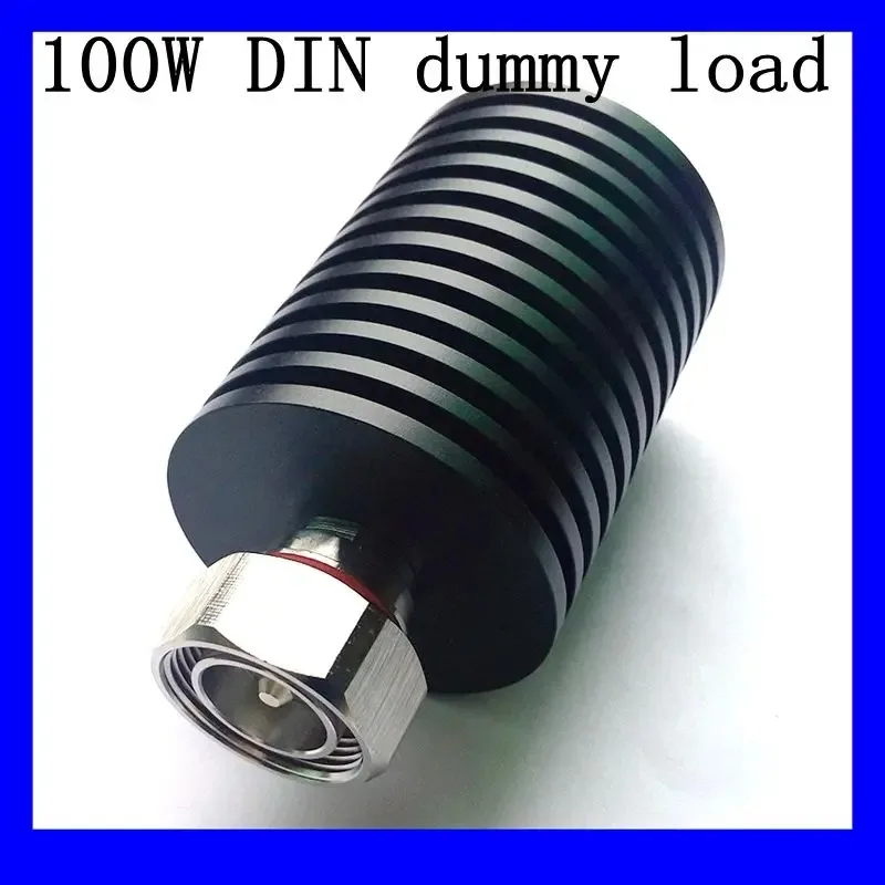 100W DIN 7/16 Type Male RF Coaxial Dummy Load 50Ω DC To 4GHz RF Terminator for Radio Test Equipment The Parts