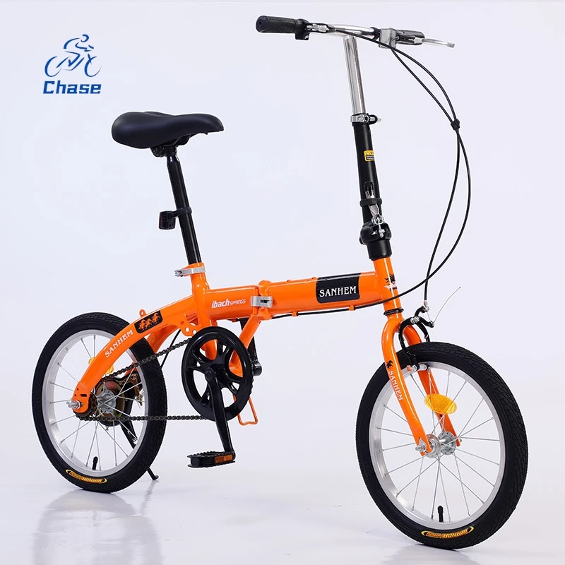 Folding Bicycle Men's And Women's Outdoor Lightweight Shock-absorbing Mini Adult 16 Inch Adult Children's Student Small Bicycle