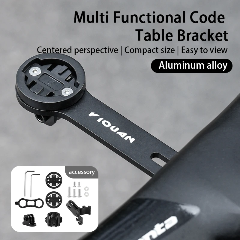 Bicycle Computer Holder Camera Mount Holder MTB Bike Speedometer Mount Holder for Garmin Cateye Bryton