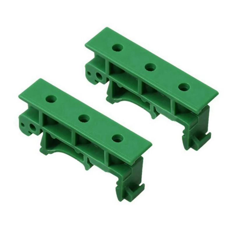 ABGI-100Pcs DRG-01 PCB para montaje en riel DIN 35, adaptador de soporte, soporte de placa de circuito, conectores de Clips portadores
