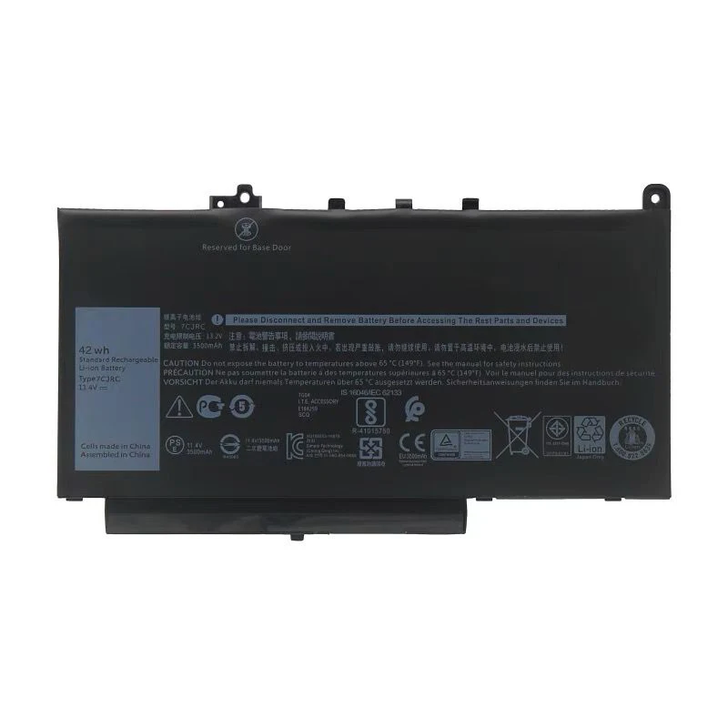 

7CJRC Laptop Battery for DELL Latitude 12 E7270 Latitude 12 E7470 Series P61G P26S KNM09 V6VMN 21X15 021X15 11.4V 42Wh/3500mAh