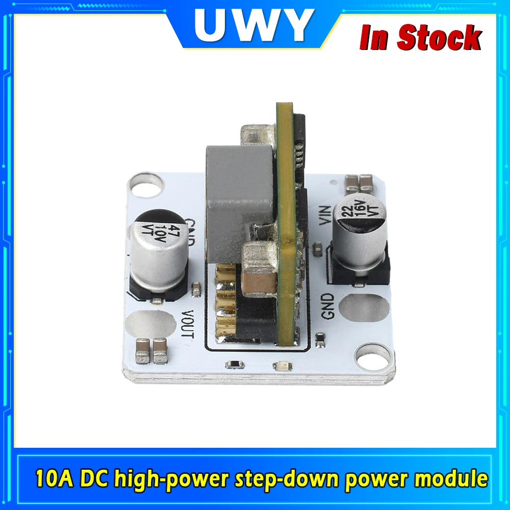 UWY DC 9-14V to 5V/4.2V/3.3V power supply 10A high-power voltage stabilizing power module, converting DC voltage from