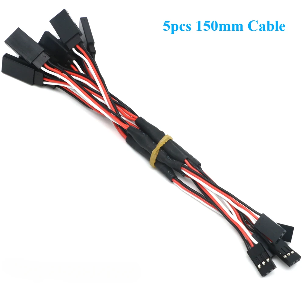 5PCS 100/150/200/300/500mm RC Servo Y Verlängerung Kabel Kabel Blei draht Für RC Servo JR Futaba RC Flugzeug Hubschrauber Auto DIY