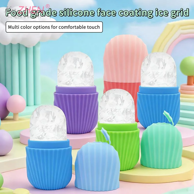Silicone Ice Cube Trays Facial Eye Roller Ice Ball Beauty Face Lifting Massager Contouring Reduce Acne Skin Care Tool Reusable