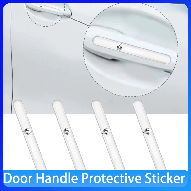 

Car door anti-collision strip door handle protection strip For Renault Clio Laguna 2 Megane 2 3 Duster Logan Captur
