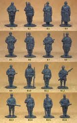 Miniature model 1/72 ww2  soldiers  standing  guard  of  all  kind of countries  16pcs/set