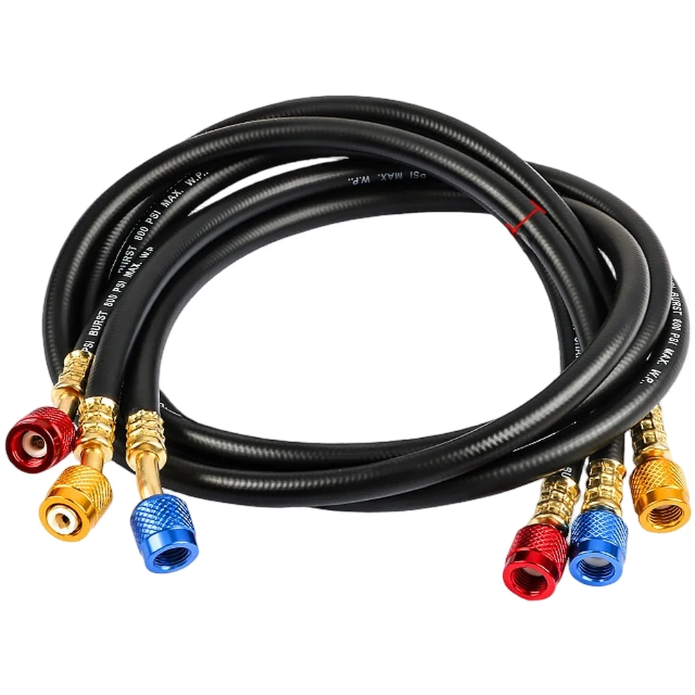 High Pressure Hose Charging Hose For Refrigeration Systems 10mm Hose Diameter 800 PSI Working Pressure For Cooling Systems