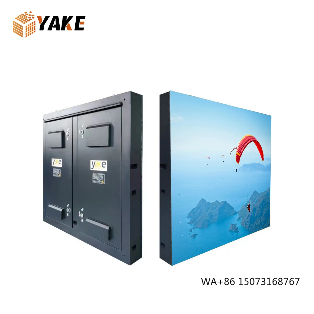 

Yake Outdoor Waterproof FixedP3.91 HD 90 Degree Building Rooftop Corner Advertising Led Screen Display Billboard Sign Board