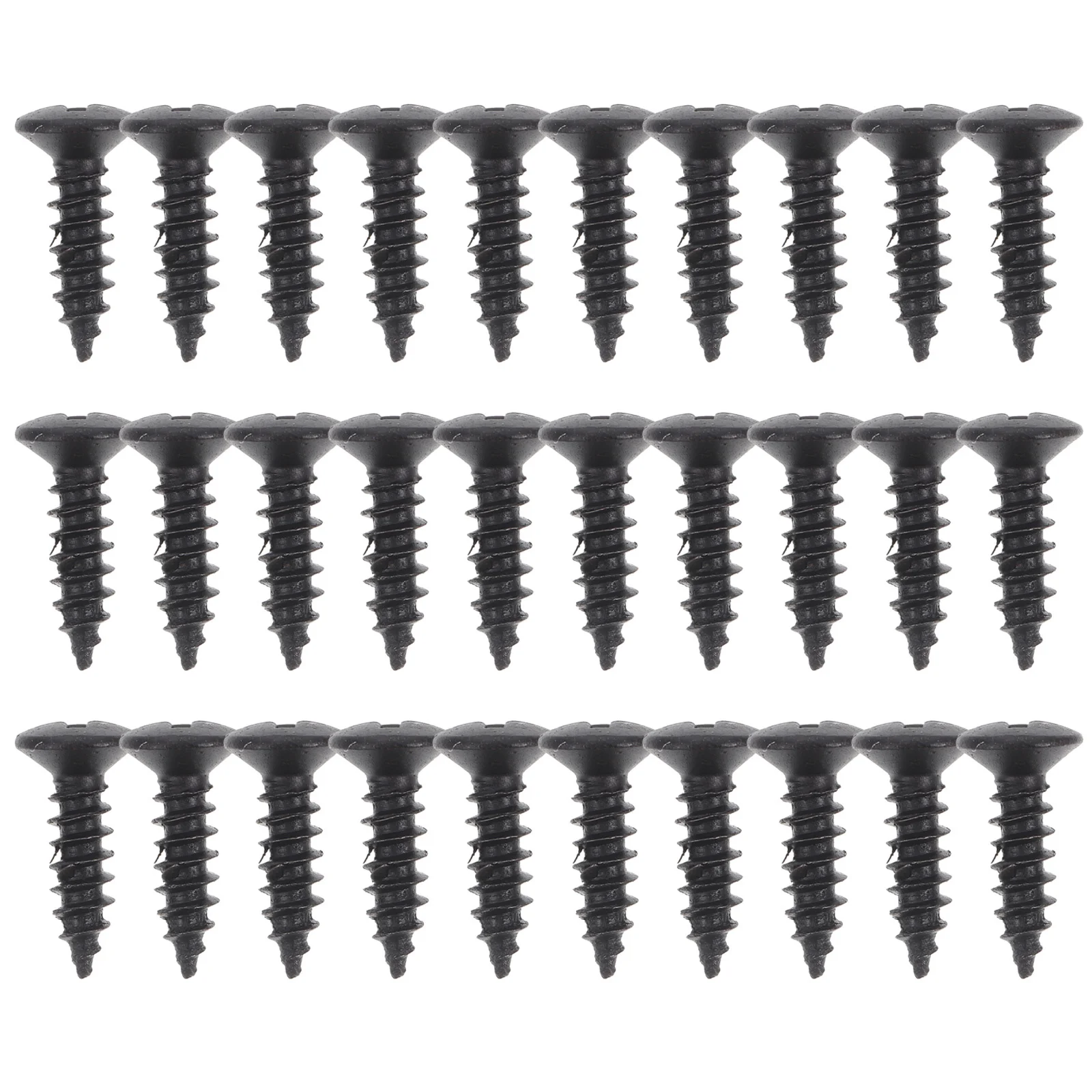 

30 Pcs Electric Guitar Screws Bass Accessories Pickup for Black Mounting