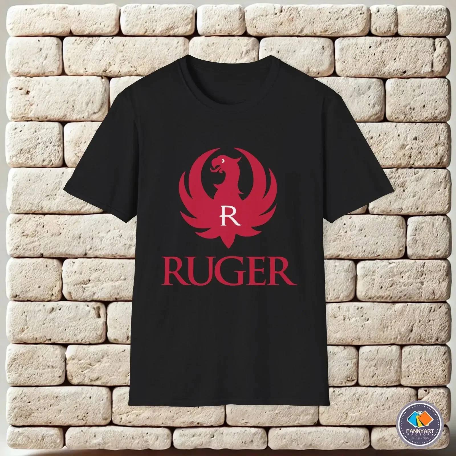 Rugen Phoenix Logo T Shirt vintage Washed designer clothes streetwear Breathable homme Casual fashion Versatile graphic