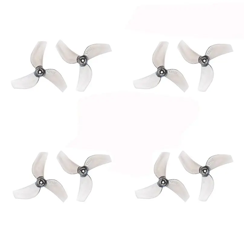 4Pairs(4CW+4CCW) Gemfan 1219S 31mm 3-Blades 1mm Ultra-light Propeller for FPV Tinywhoop Micro Drone 0702 29000KV DIY Parts