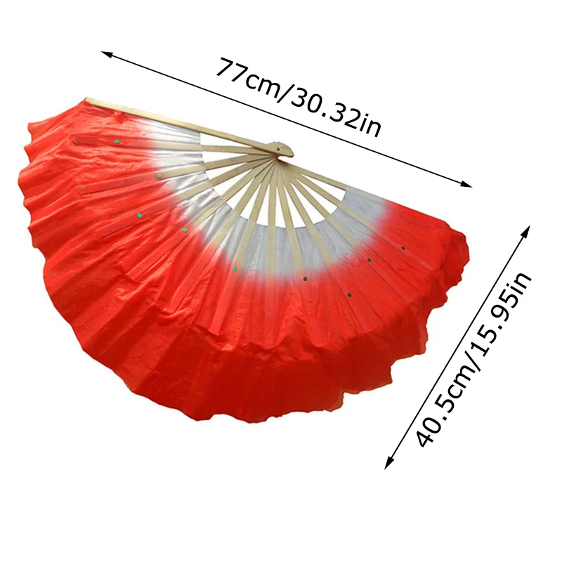 Luminous LED Fan Veil Silk Short Fan Belly Dance Performance Props Bar KTV Stage Supplies Belly Dancing Accessories