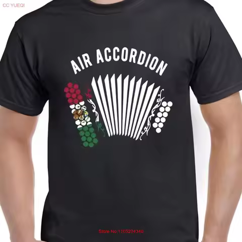 Air accordion T Shirt funny pretend vintage Washed Soft Casual graphic Stylish Comfortable Versatile fashion Breathable Unisex