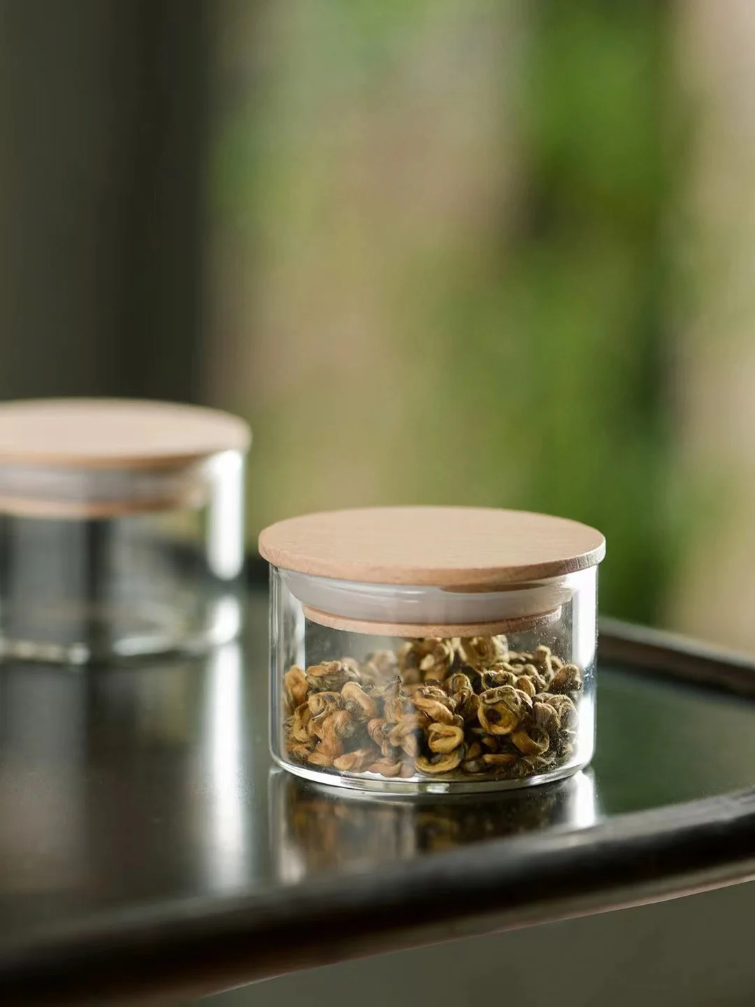 Mini Glass Vials Bottles for Herb Storage Glass Favor Jars Tea Bottle Flower Coffee Bean with Cork Lids Kitchen Spice storage