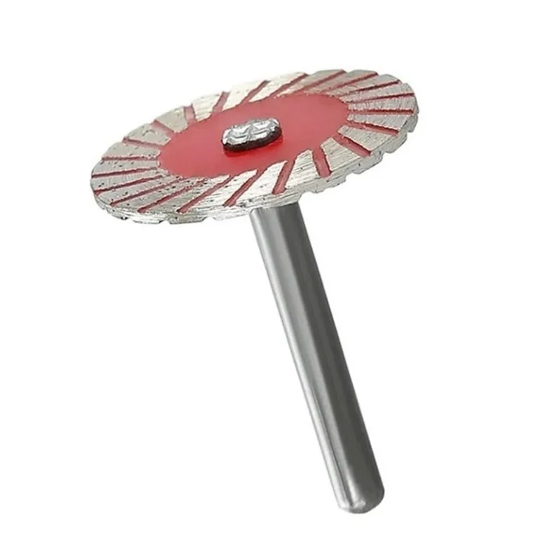 

1 шт., 40 мм, алмазный отрезной диск, 6 мм, хвостовик, дисковая пила, шлифовальный диск, шлифовальный круг для дерева, металла, камня, гранита, мрамора