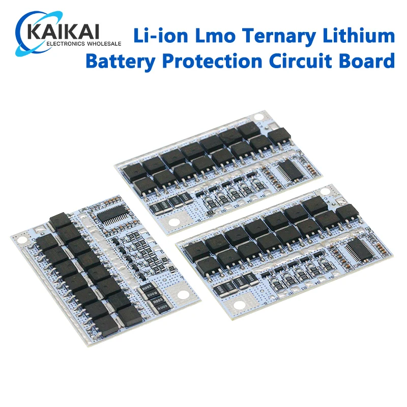 3S 4S 5S Bms 12v 16.8V 21V 3.7V 100A Li-ion Lmo Ternary Lithium Battery Protection Circuit Board Li-polymer Balance Charging