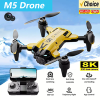 M5 Drone Professional 8K HD Aerial Profesional Aerial Photography Dual-Camera Obstacle Avoidance GPS 5GWifi Brushless Quadcopter