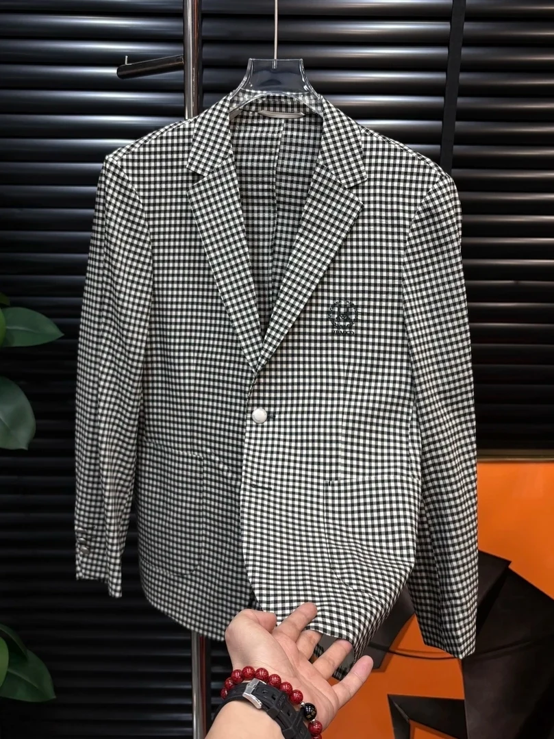 

Spring Summer Men's Casual Fashionable Comfortable Versatile High-End Business Style Suit Elegant European Goods