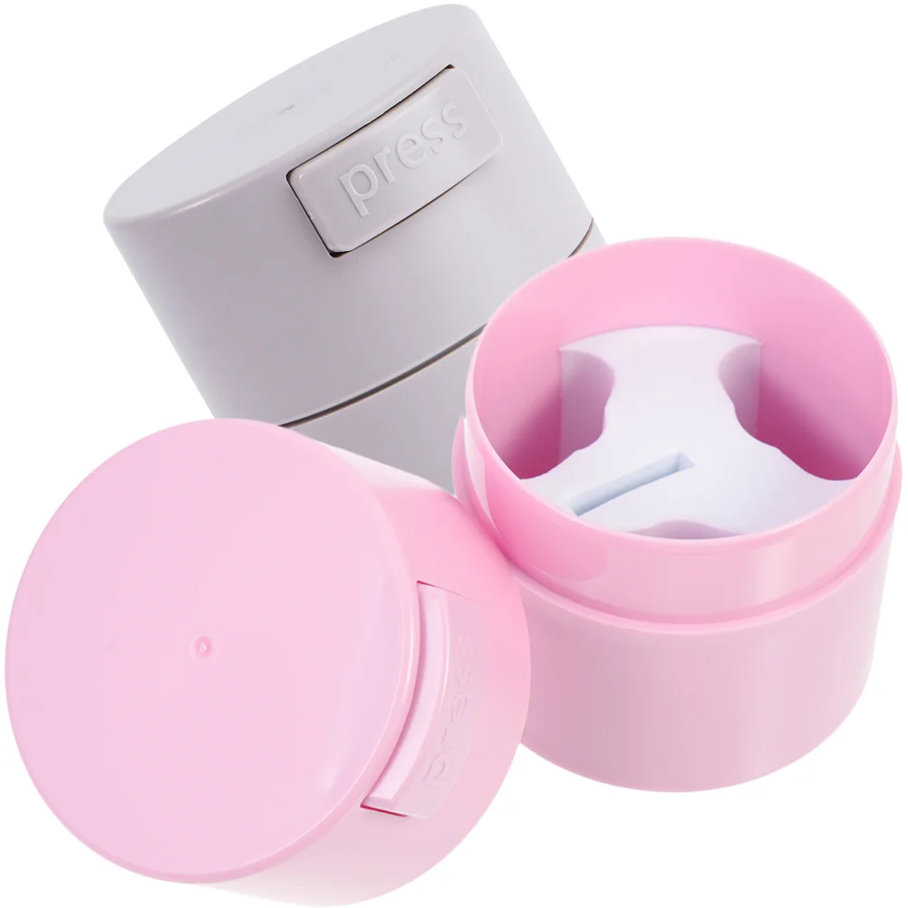 2 stuks wimperlijmpot opslagcontainer waterdicht vochtbestendig wimperverlenging organisator draagbare reistas voor wimper