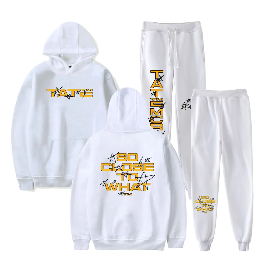 Tate McRae Stars Hoodies Jogger Pants Miss Possessive Tour 2025 Merch Cosplay Women Men Fashion Streetwear Set