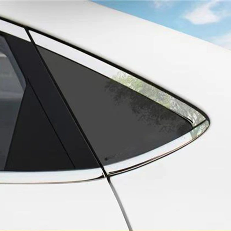 

for Hyundai Solaris 2nd 2018- 2022 Rear window decoration sticker stainless steel protection modification decoration car