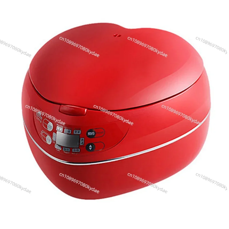 300W Heart-shaped Rice Cooker Intelligent Mini Rice Cooker Home 1.8L Rice Cooker Arc Three-dimensional Heating