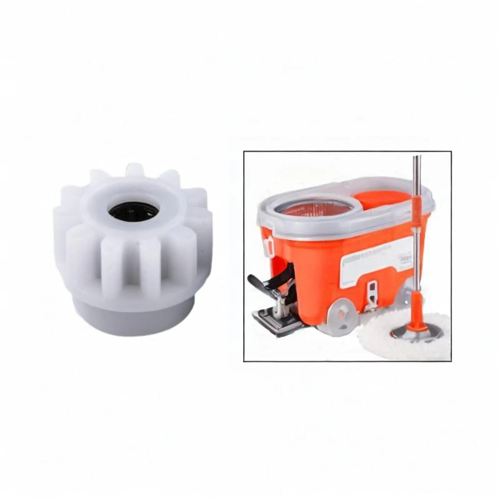 Spin Mop Bucket Clutch Bearing Repair Gear Sprocket for Rotating Mop Head Replacement Self Squeezer