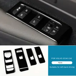 For Volvo C40 XC40 glass lifting panel dedicated window switch button frame C40 modified interior accessories