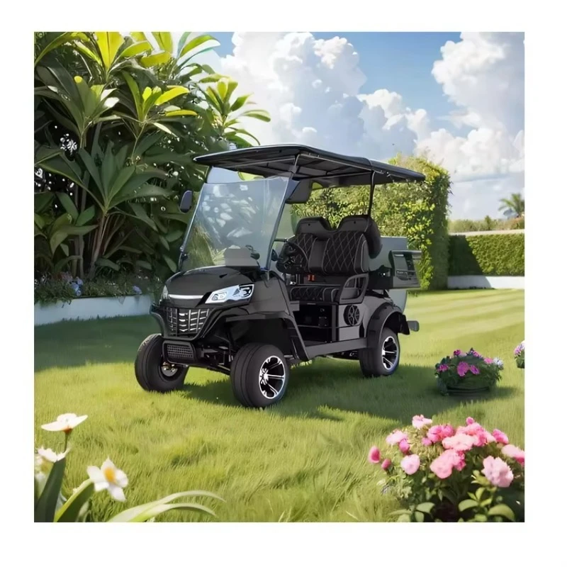 CE Certificate Electric Golf Hunting Cart Supplier 4 Seater Wholesale High End 3 Seater Golf Cart LXM