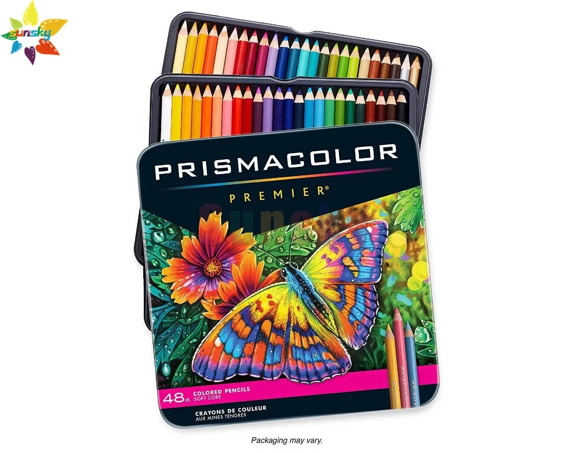 Sanford Prismacolor Premier Color matita impostato 48/Tin-W/Due Bonus Artstix