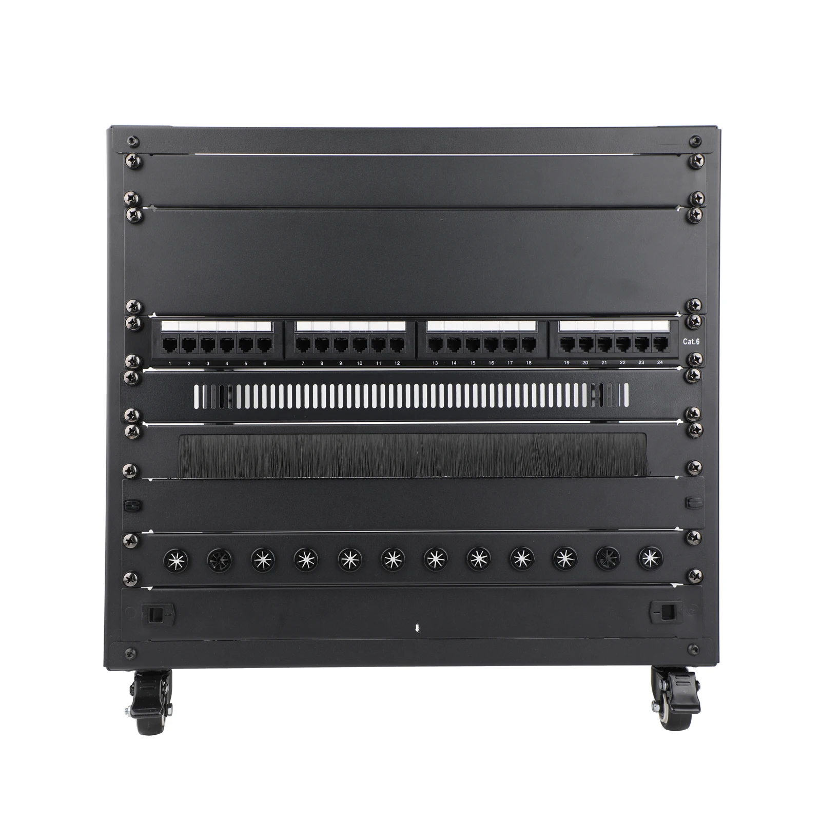 2/4Pcs 1U/2U/3U/4U  Rack Mount Blank Panel for 19-Inch Server Network Rack Enclosure Or Cabinet