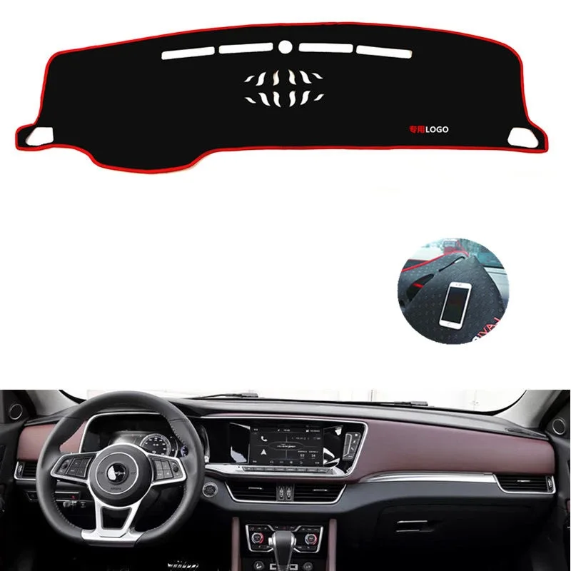 For Zotye T600 Coupe 2017 2018 2019 2020 Left Right Hand Drive Non Slip Dashboard Cover Mat Sunshade Carpet Car Accessories