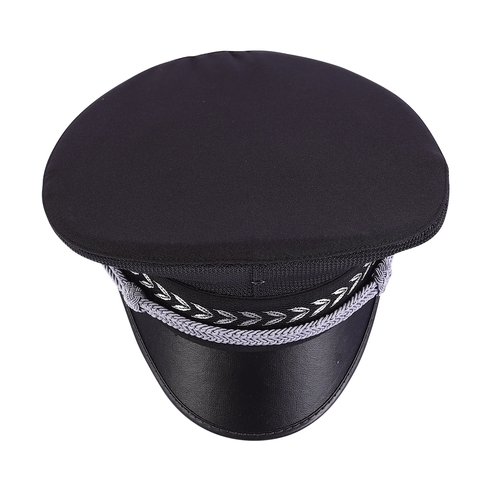 

Big Brim Hat Cap Breathable Mesh Summer Black Ladies Men Fashion Performance Prop Uniform Party