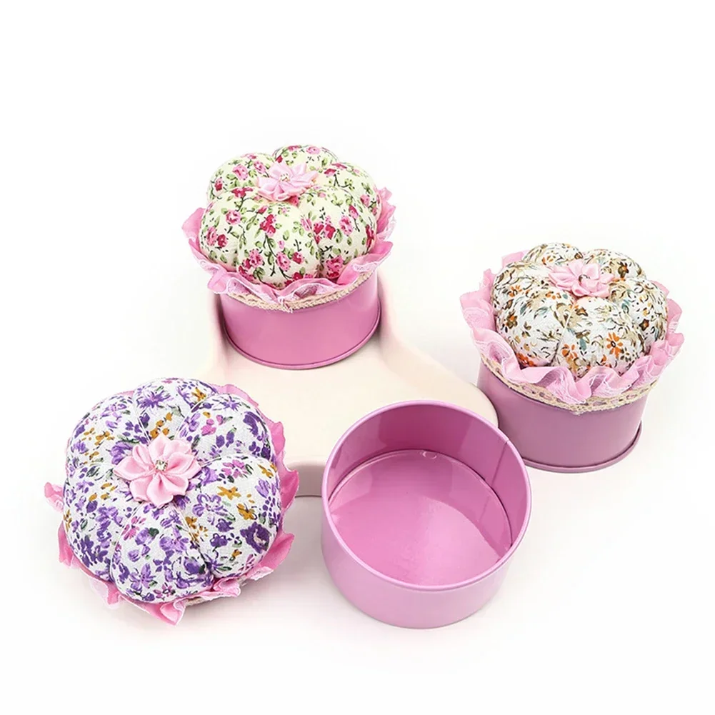 Pin Cushion Pincushion With Storage Box Needles Holder Sewing Tools DIY Sewer Needlework Handcraft Home Cross Stitch Accessories