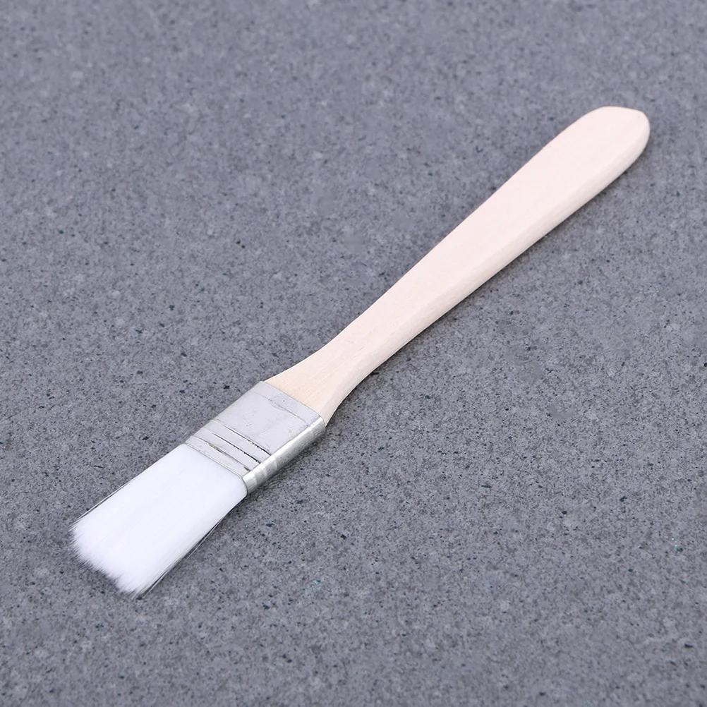 

18Pcs Oil Paint Brushes Set Durable Wood Nylon Chip Brushes for Painting Bbq Barbecue Flavor Basting Touchup Chip