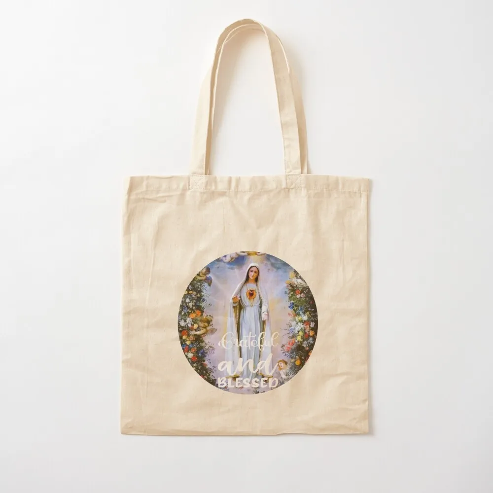 

Virgin Mary Immaculate Heart of Mary Mother of God Our Lady Tote Bag Lady bag tote bag university Canvas Tote