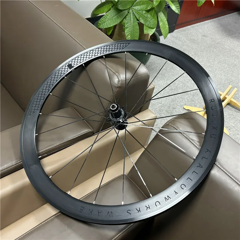 RUJIXU Latest high quality 700C30/40/50mm Hot sale V brake bike road wheel BMX road disc bicycle wheelset aluminum  rim