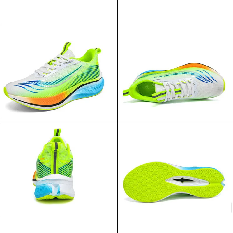 أحذية الجري الرجالية أحذية الماراثون الرياضية الخارجية الممتصة للصدمات، أحذية رياضية احترافية خفيفة الوزن للغاية #2