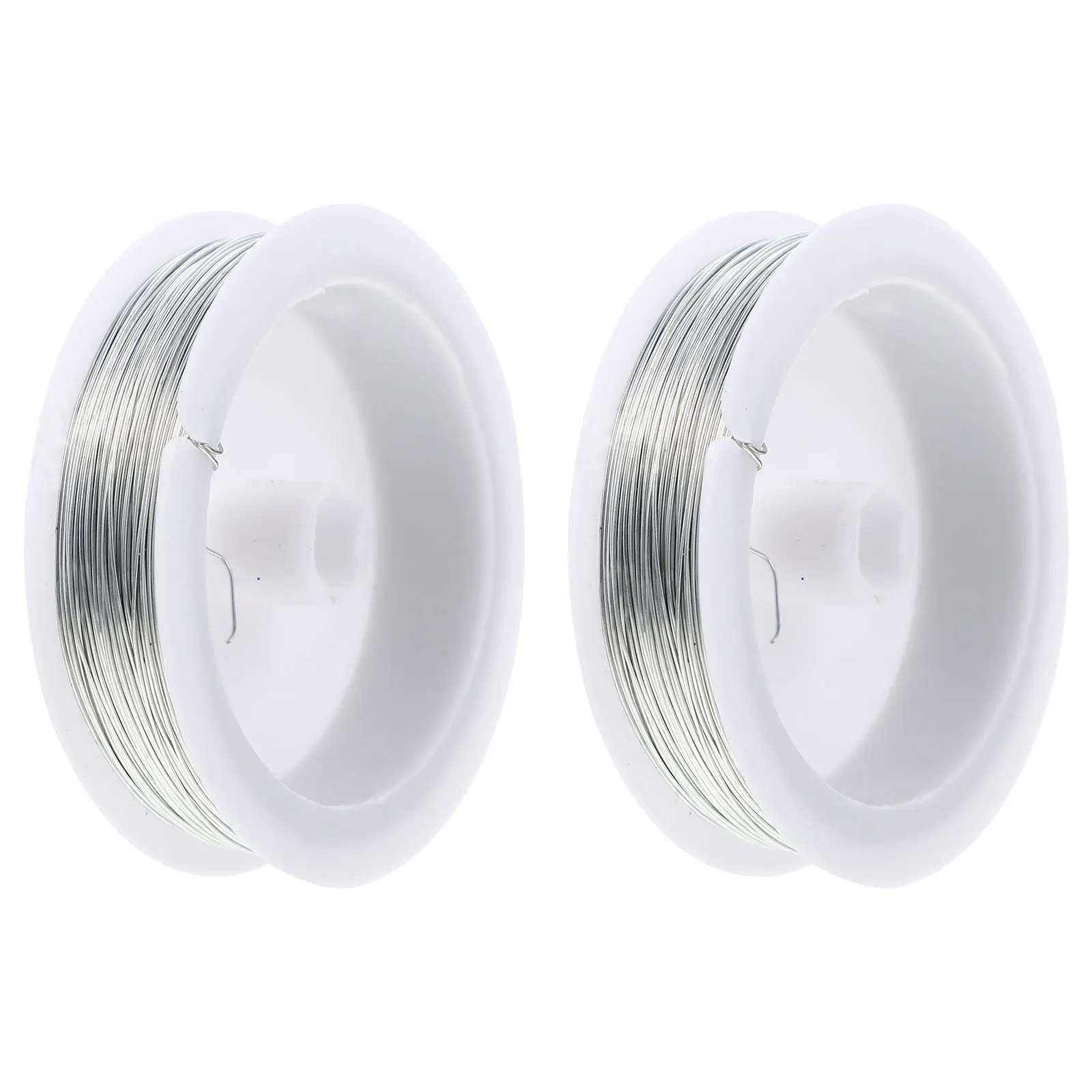 2 لفات سلك حديد ملون لتقوم بها بنفسك الحرفية انحناء خفيفة الوزن غير قابلة للتآكل أسلاك فنية لصنع المجوهرات لوازم الحرف اليدوية