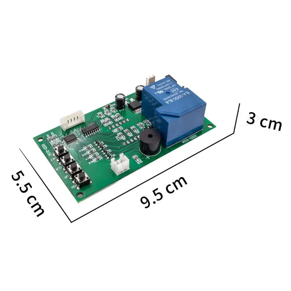 รีเลย์ตั้งเวลาโปรแกรมโมดูลรีเลย์หน่วงเวลา Cycle Timer รีเลย์หน่วงเวลา Delay Controller Board สมาร์ทหน้าแรกควบคุมเวลา PCB