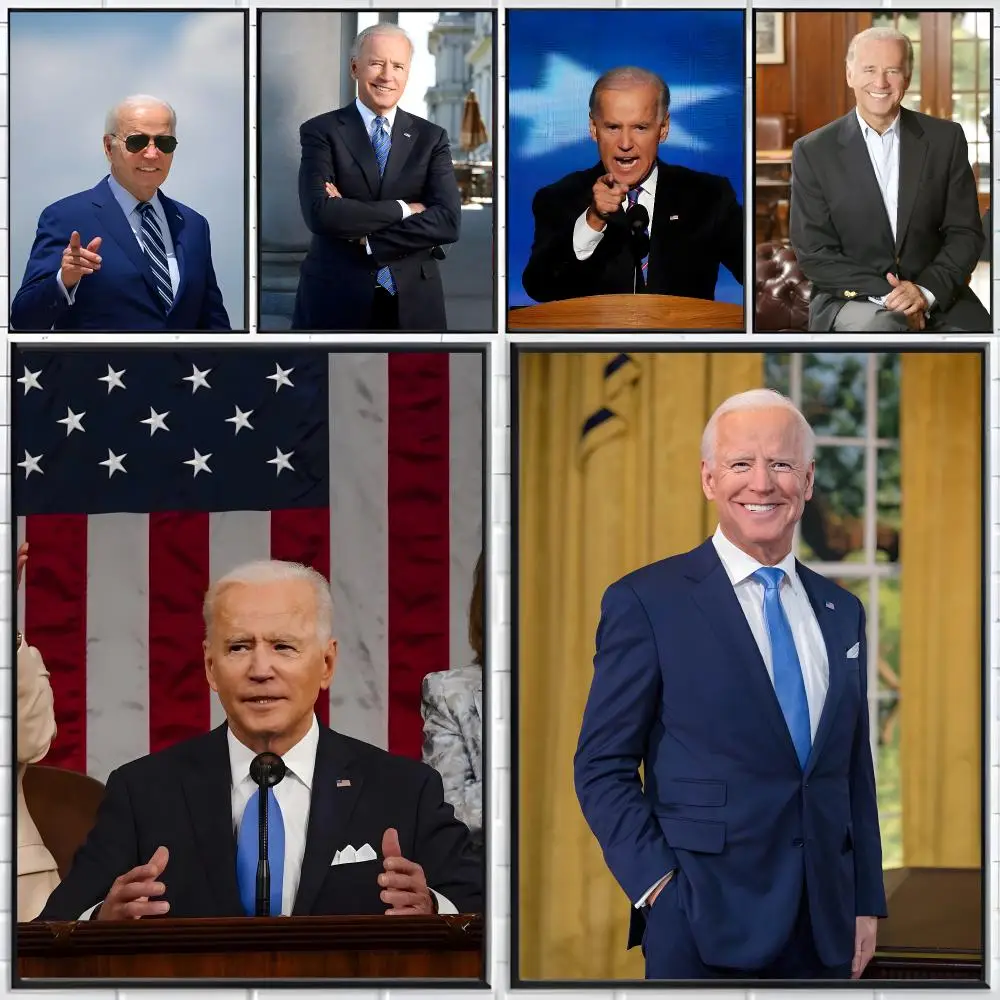 Public Figure B-Biden Poster Distinct Home Decor Concepts Chic Indoor Art Pieces