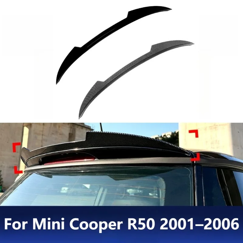 

For Mini Cooper R50 2001–2006 Roof Spoiler Rear Wing Trunk Lip Aerodynamic Styling Exterior Body Car Modification Accessories