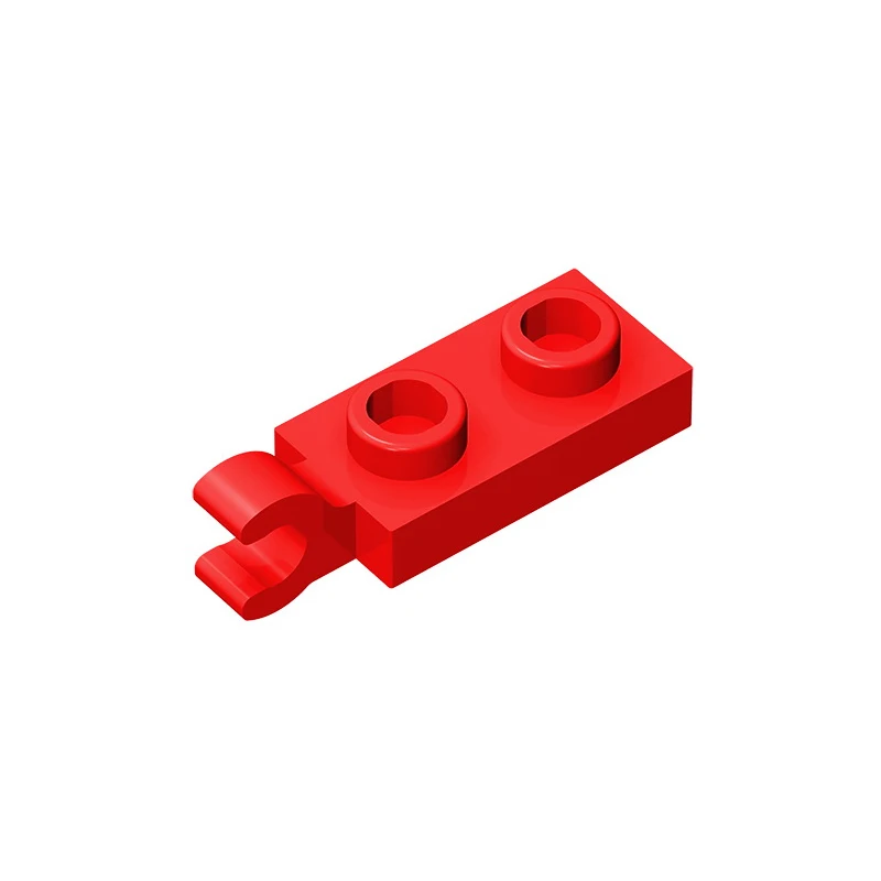 MOC PARTS GDS-817 PLATE 2X1 W/HOLDER VERTICAL compatible with lego 63868 children\'s toys Assembles Building Blocks Technical