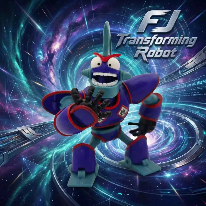 [In Stock] Genuine Fj Oolong Transformation Robot Mobile Doll Figure Model Collection Ornament Toy Boy Birthday Gift