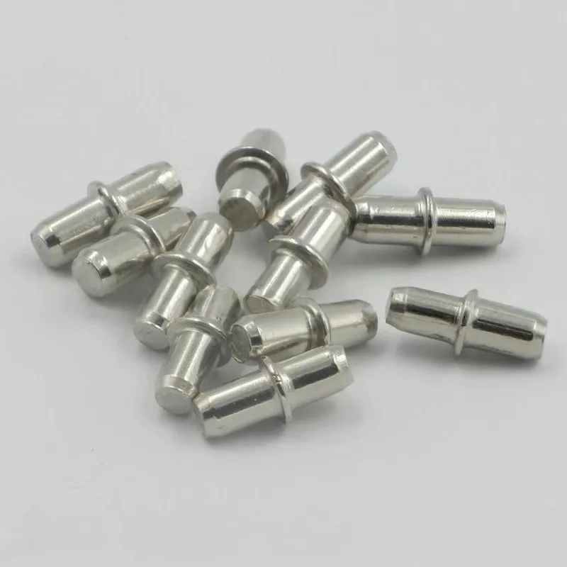 61 pcs Bookcase Layer Pins, Compact Peg Design, suitable for Home Furniture Hardware, Rust Resistant Finish