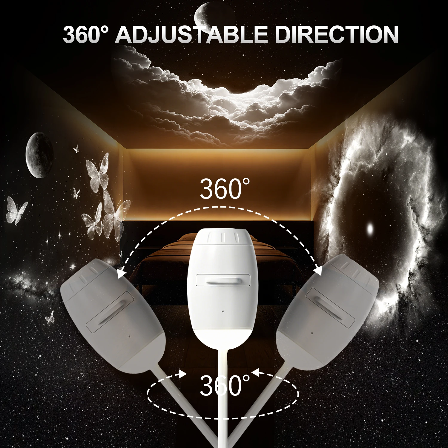 โปรเจคเตอร์ดาวจักรวาลขนาดเล็ก - Star Projector Night บทวิจารณ์และราคา